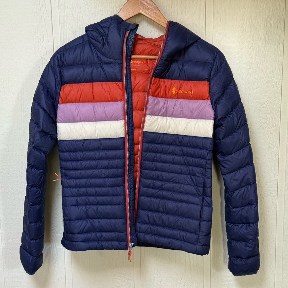 Cotopaxi Puffer Jacket - Navy, Orange, Lavender, White
